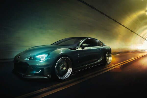 Niedriger Subaru brz Sportwagen