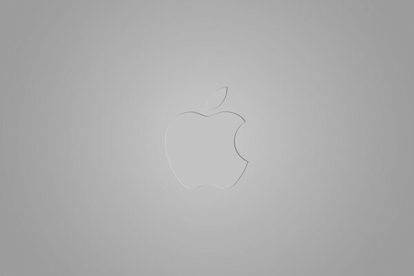 Schwarzes weißes Logo der Marke applelogo