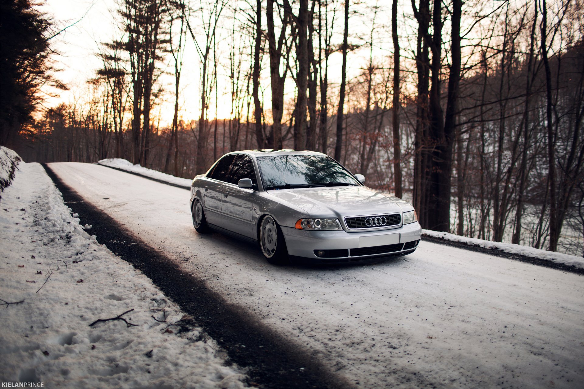 audi a4 position audi silber schnee dogoga wald