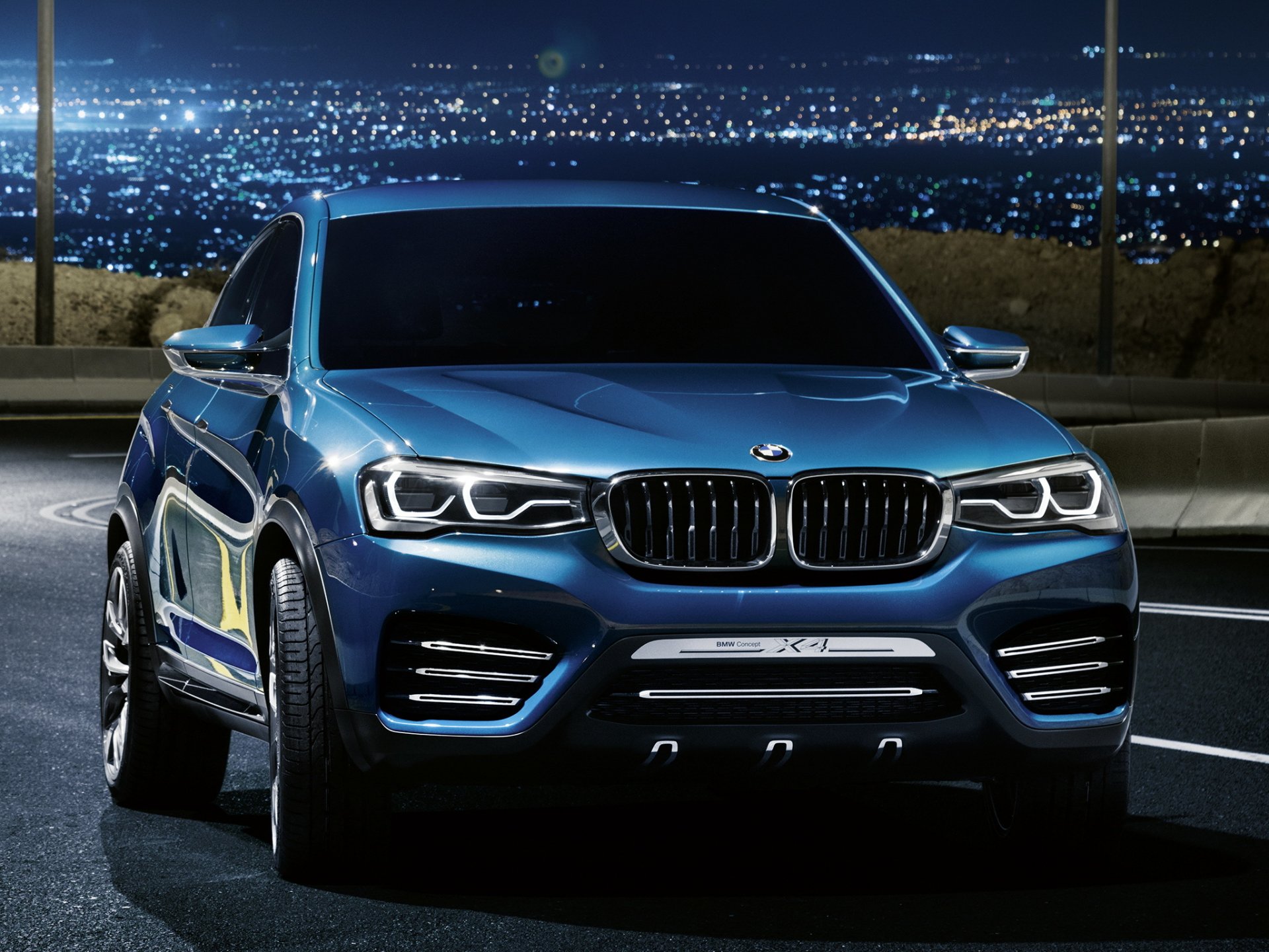 bmw x4 konzept kraftvoll front scheinwerfer bmw