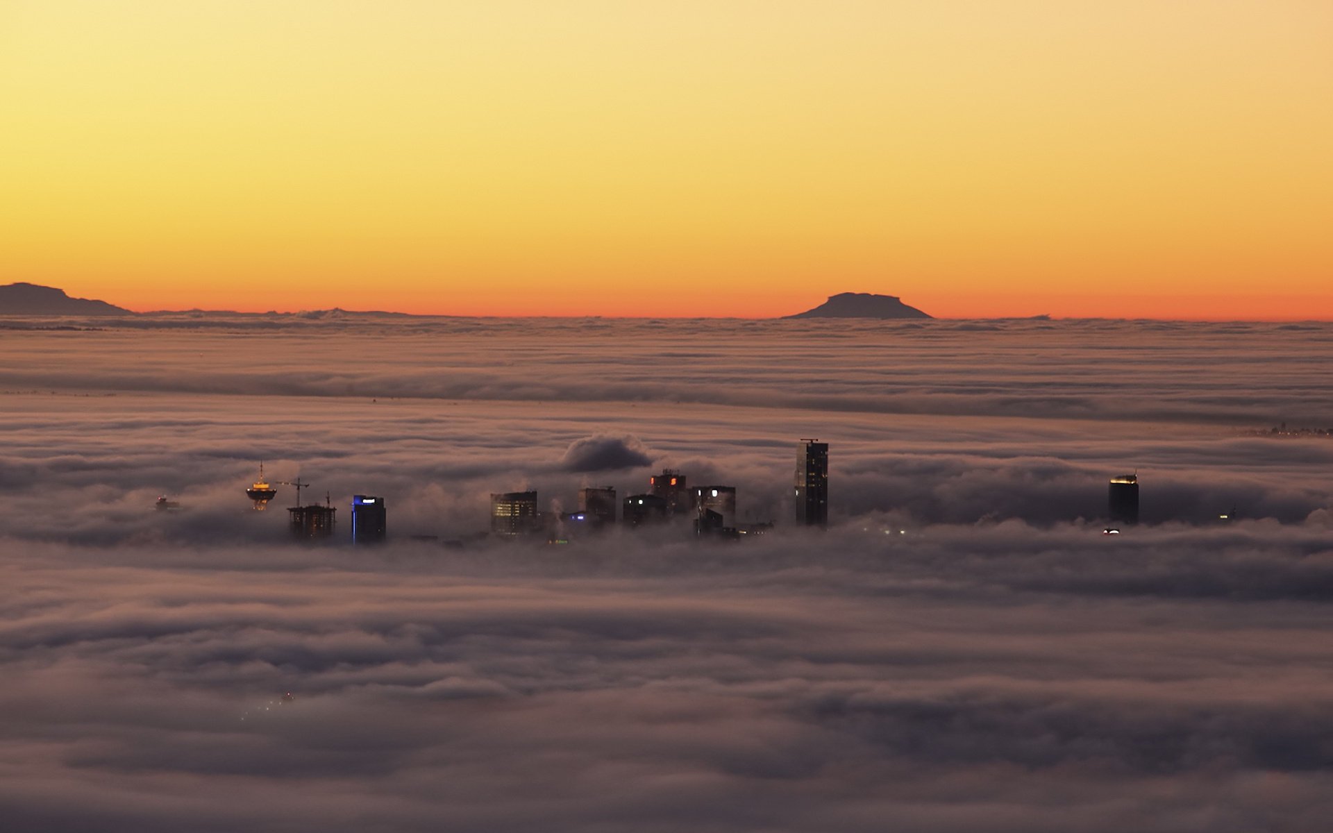 sonnenuntergang zuhause wolken kanada nebel vancouver himmel horizont sonnenuntergang wolkenkratzer lichter