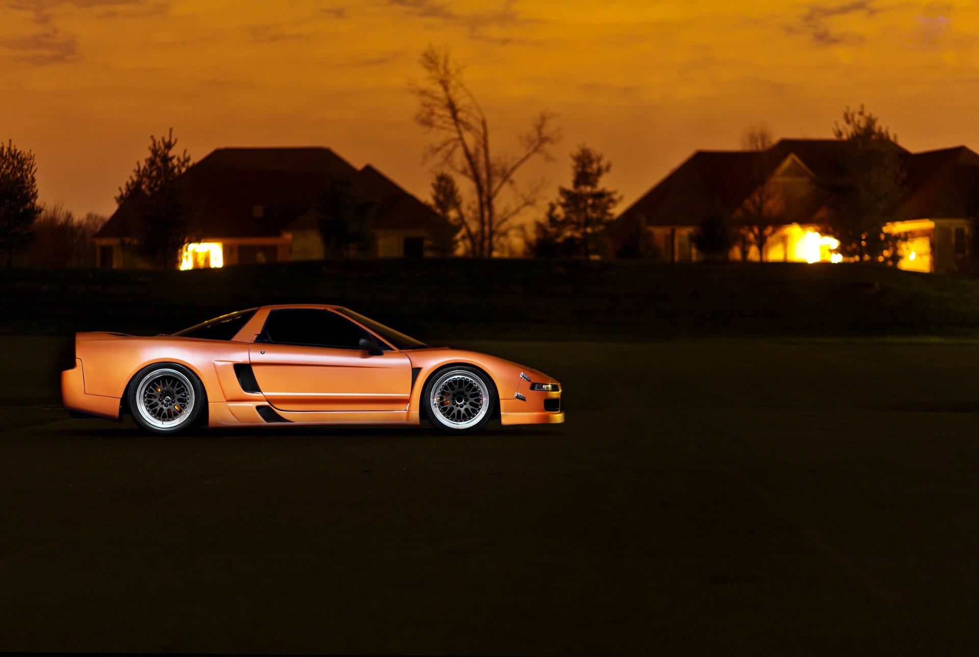 acura honda nsx orange acura honda orange zuhause sonnenuntergang
