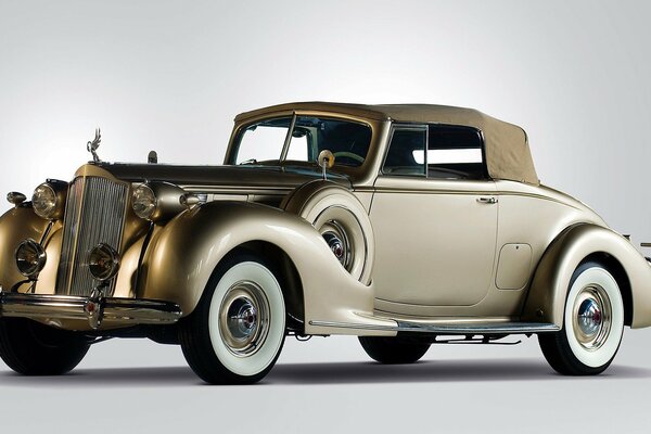 Museum Retro Cabrio Gitter und Scheinwerfer