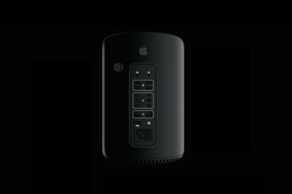 Die Hintergrundbeleuchtung des Mac pro ist in Schwarz