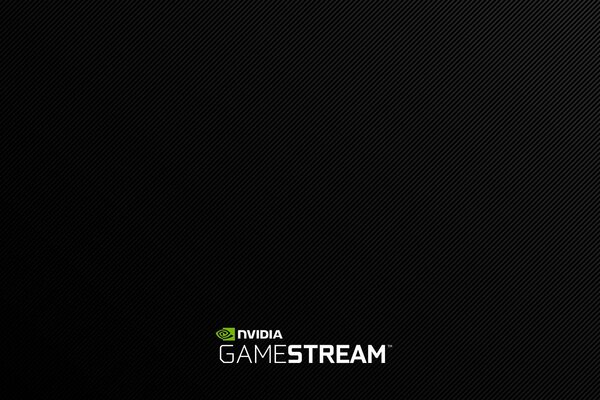 Nvidia gamestream Logo auf schwarzem Hintergrund