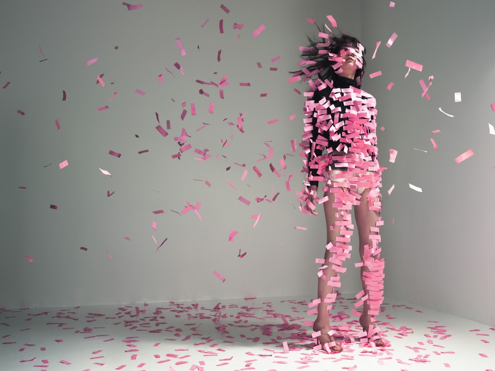 rosa papier