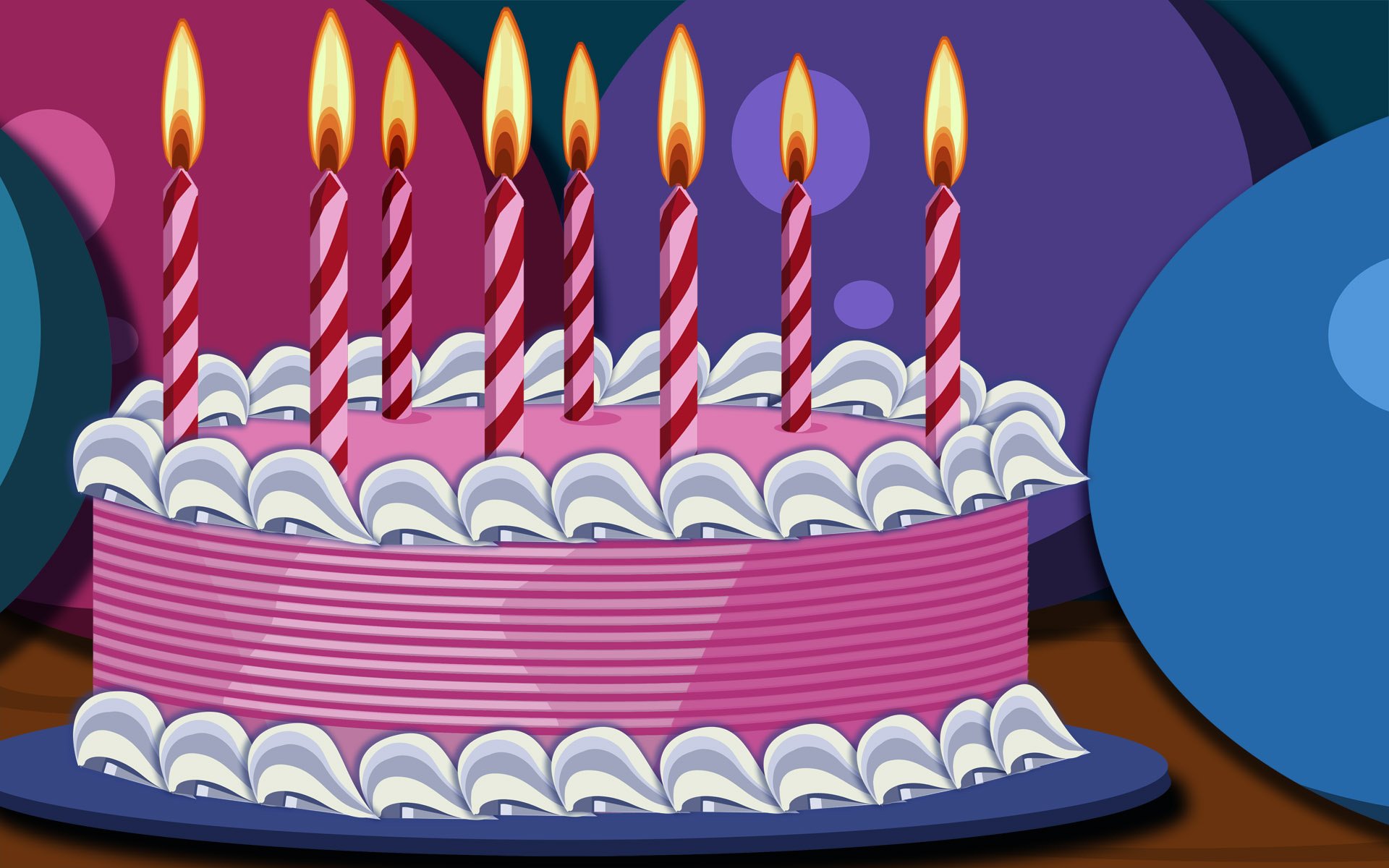 rosa creme kuchen essen kuchen kerzen geburtstag happy birthday kerzen feiertag namenstag