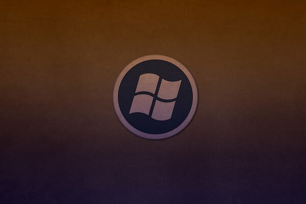 Windows-Logo auf dunklem Hintergrund