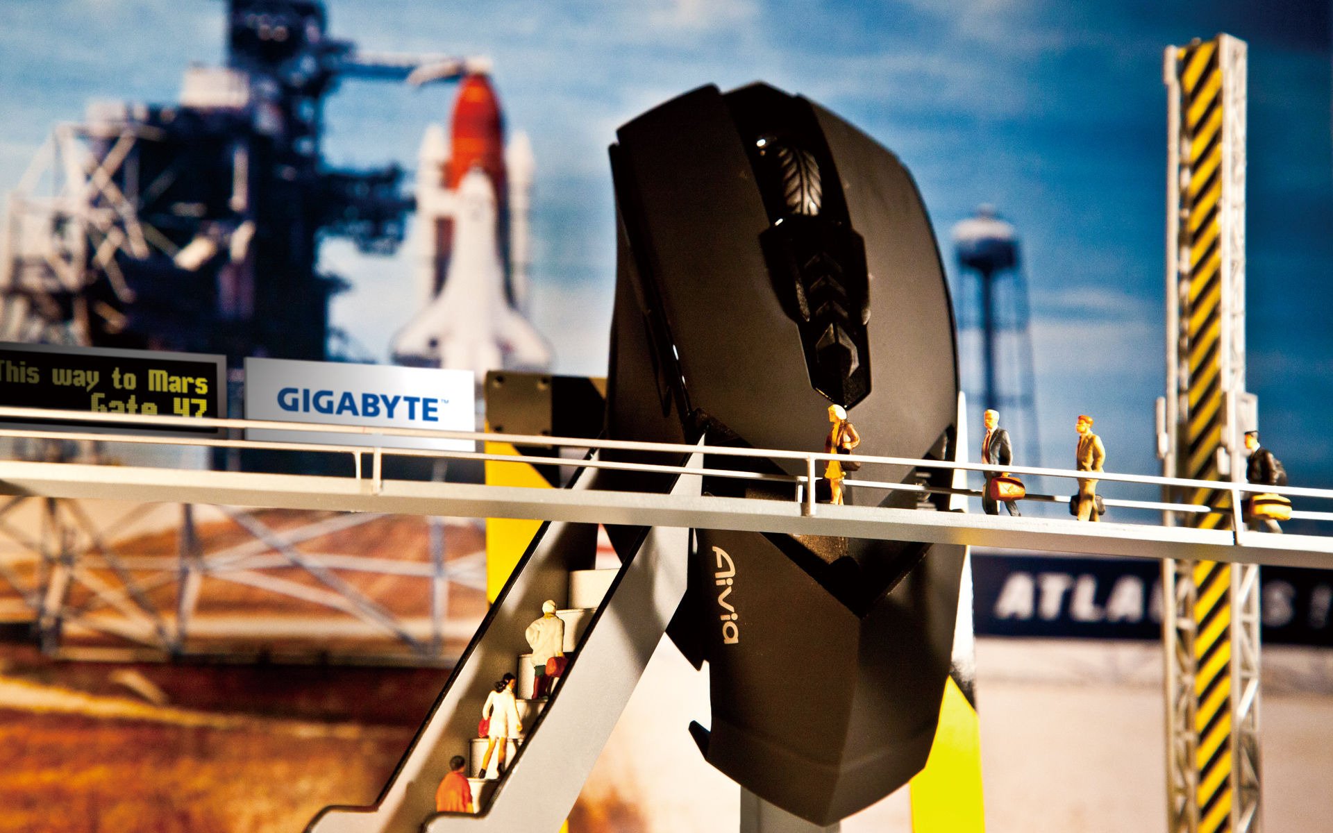 gigabyte aivia weltraumbahnhof maus start zum mars
