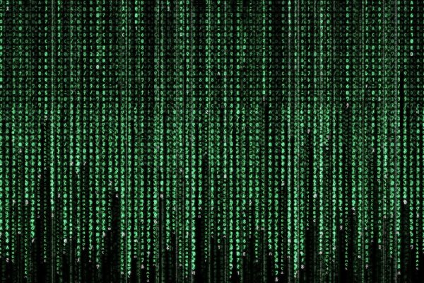 Matrixcode-Klebefluss