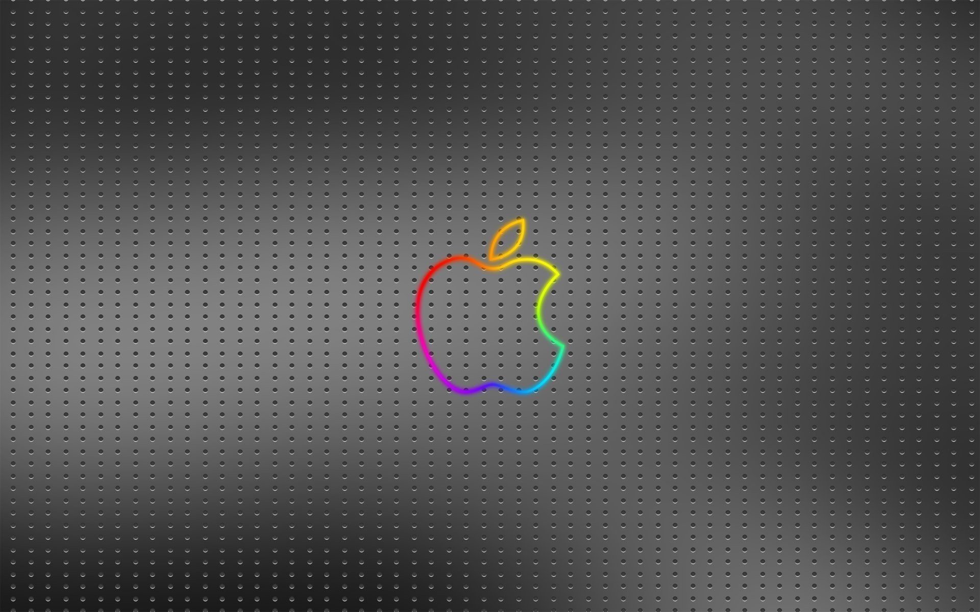 logo metall punkte apfel hintergrund