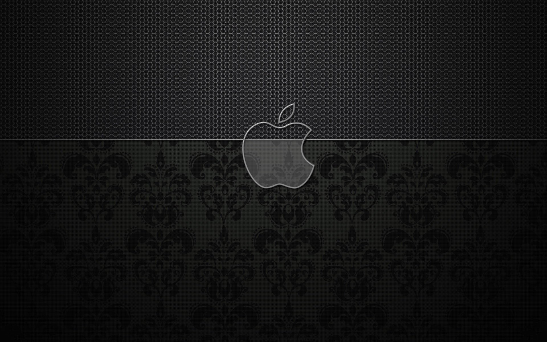 zwei texturen bullseye logo apple embleme schwarzweiß