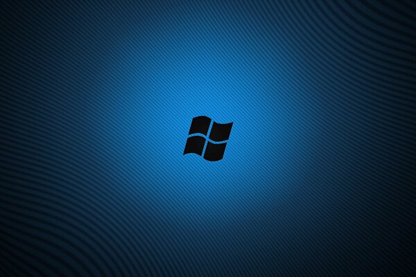 Windows-Logo auf abstraktem Hintergrund
