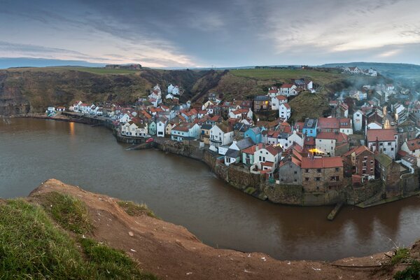 Winter in Nord-Yorkshire von England