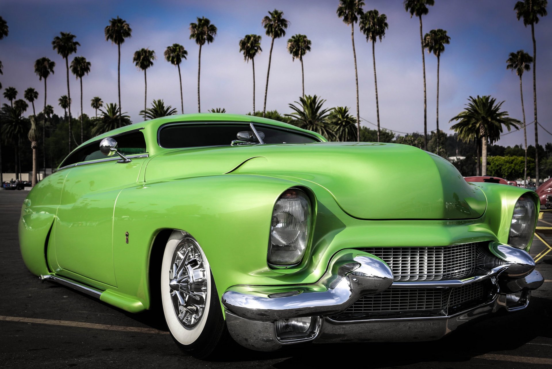 retro auto klassiker front design