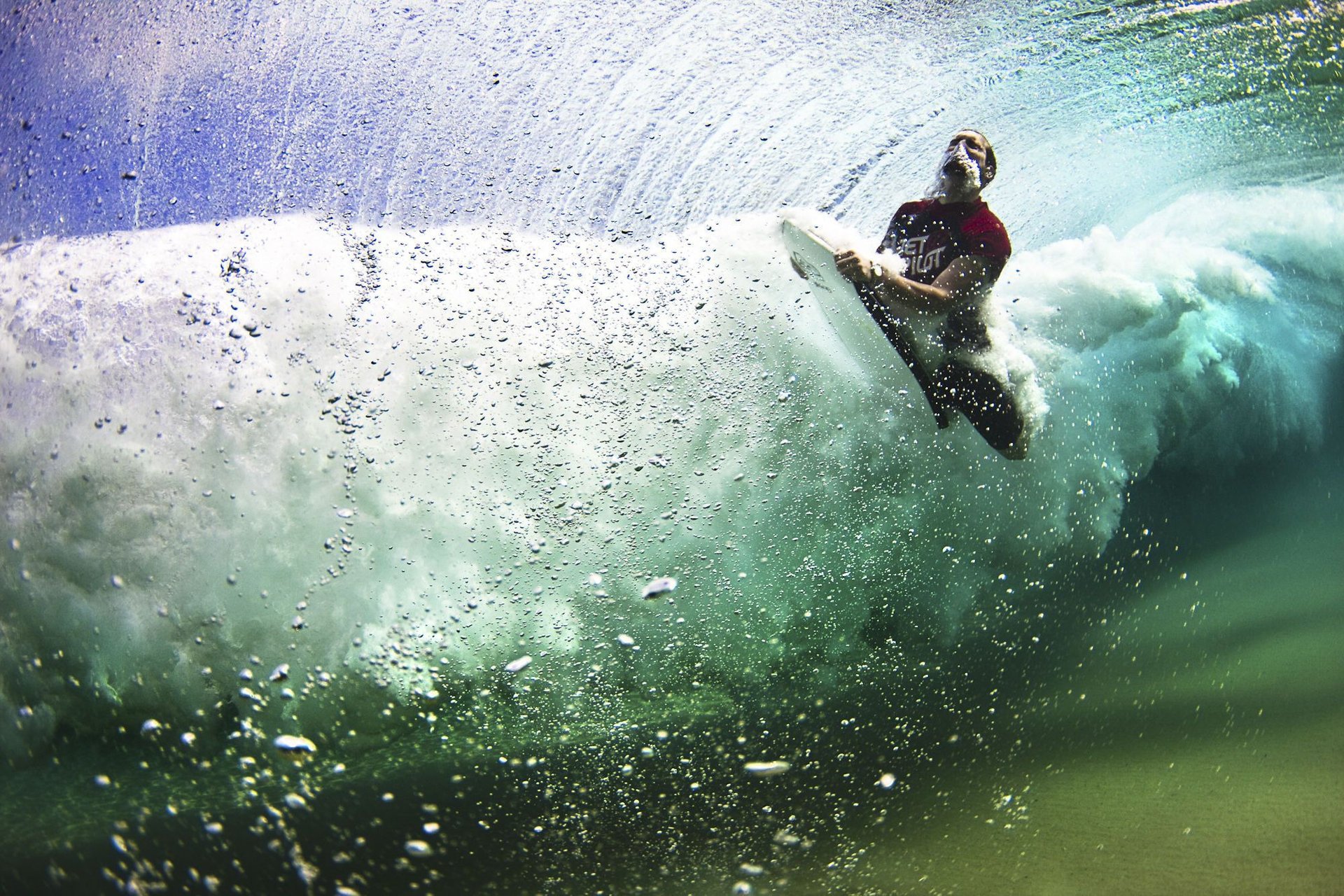 welle surfen blasen