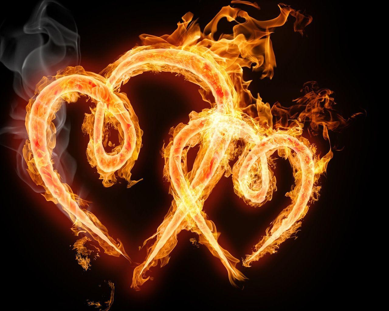 herz feuer zwei