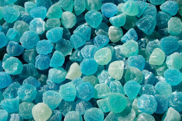 Viel blaue und blaue Marmelade
