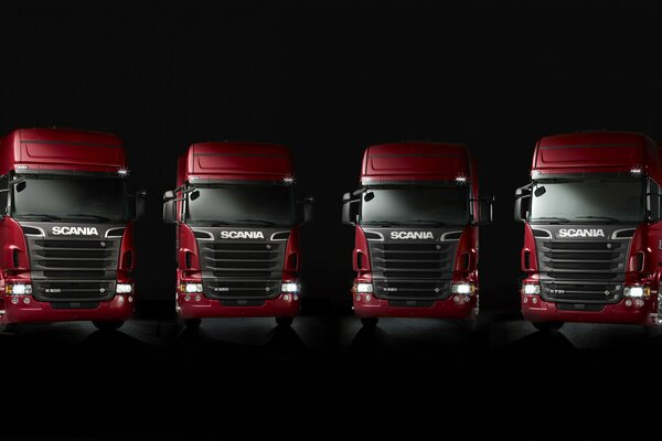 Scania-Fotos für den Trucker sind in Ordnung