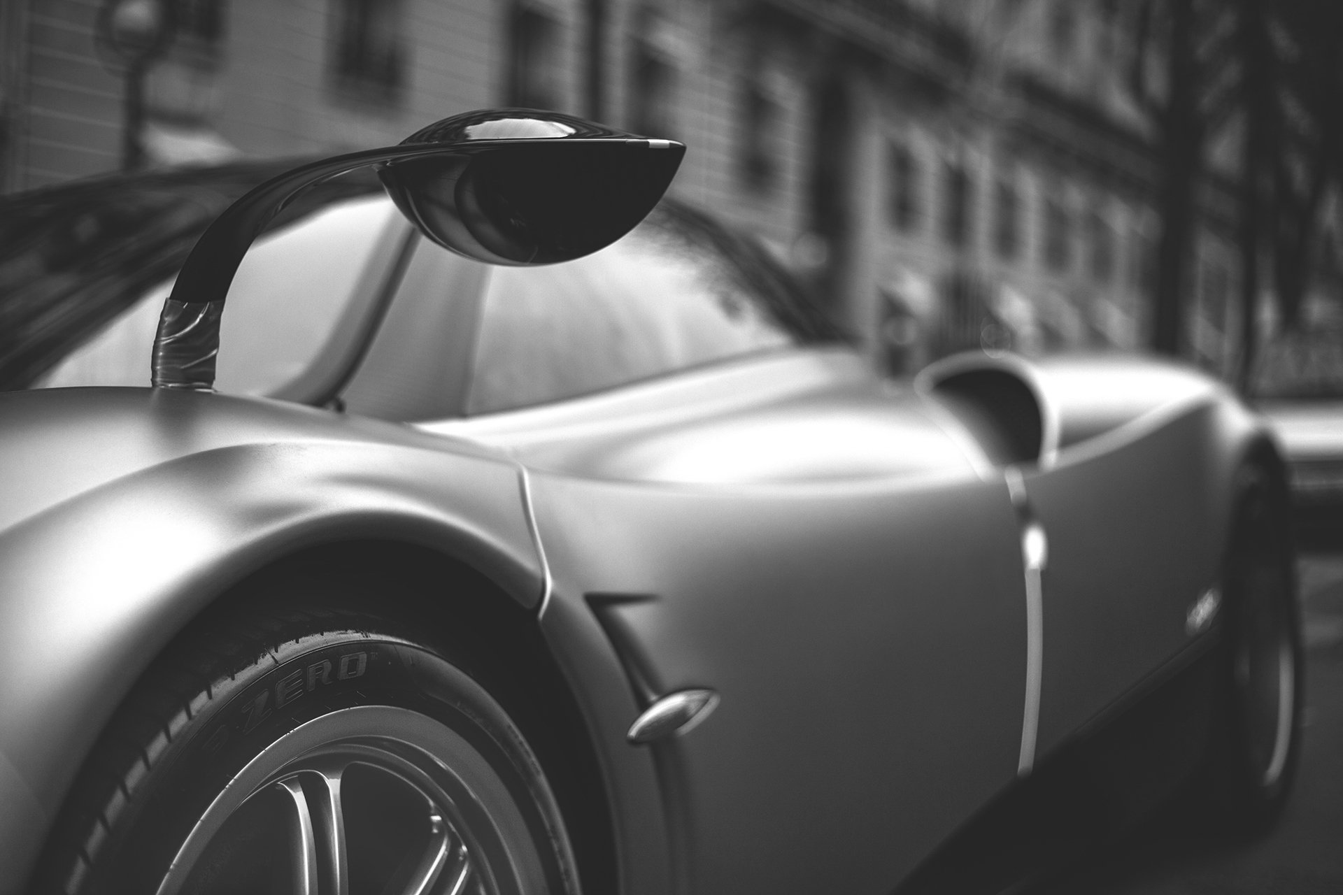 pagani huayra grau hintergrund