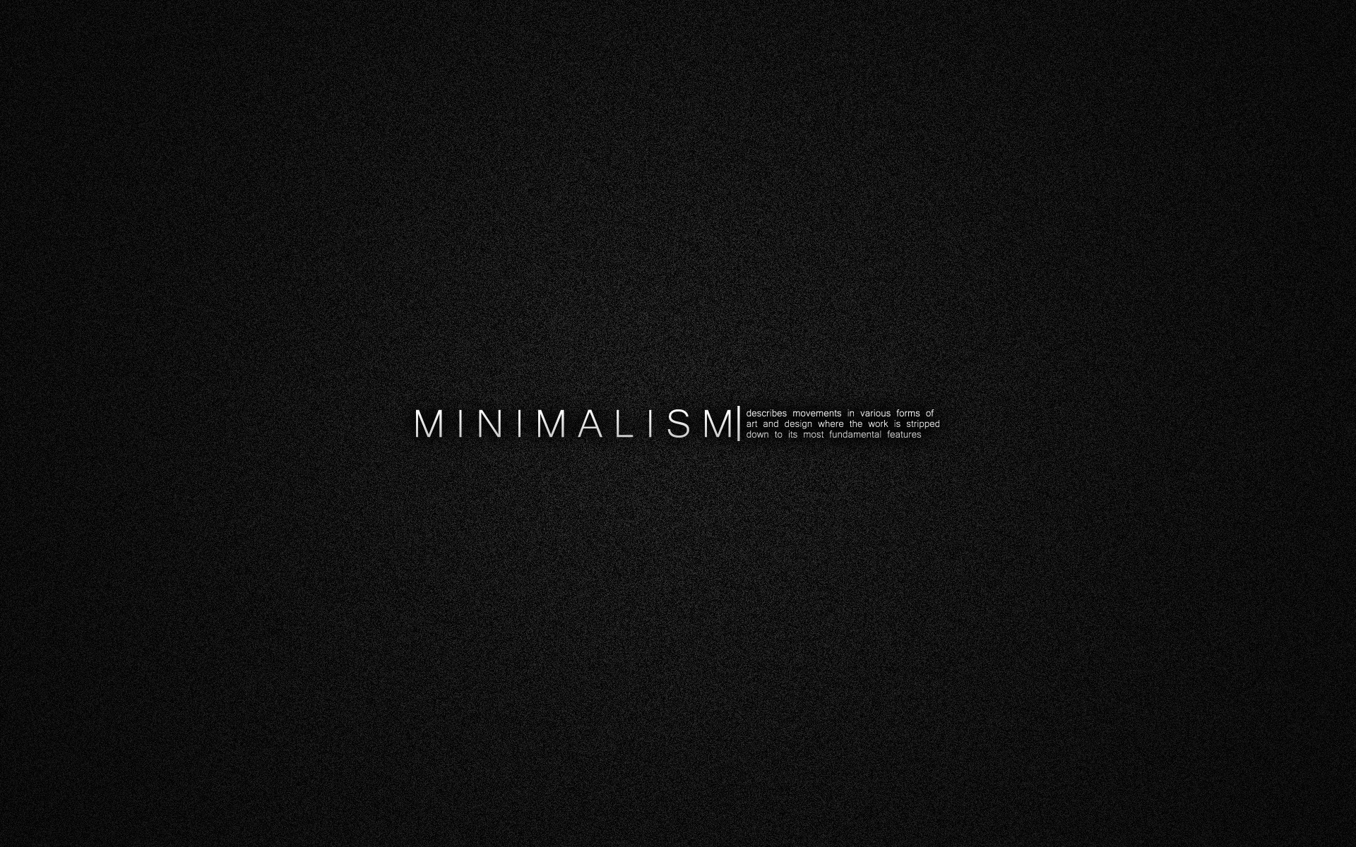 minimalismus titel text