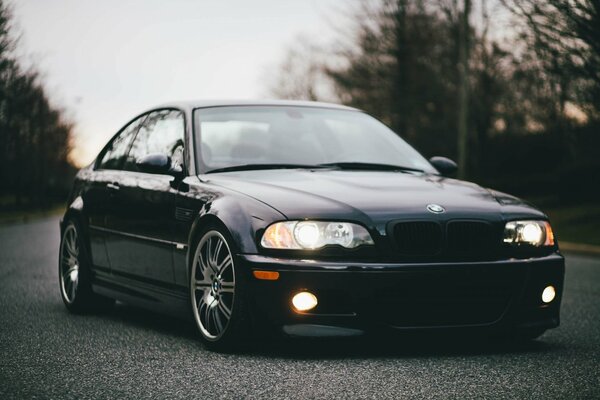 Bmw m3 Auto auf der Straße