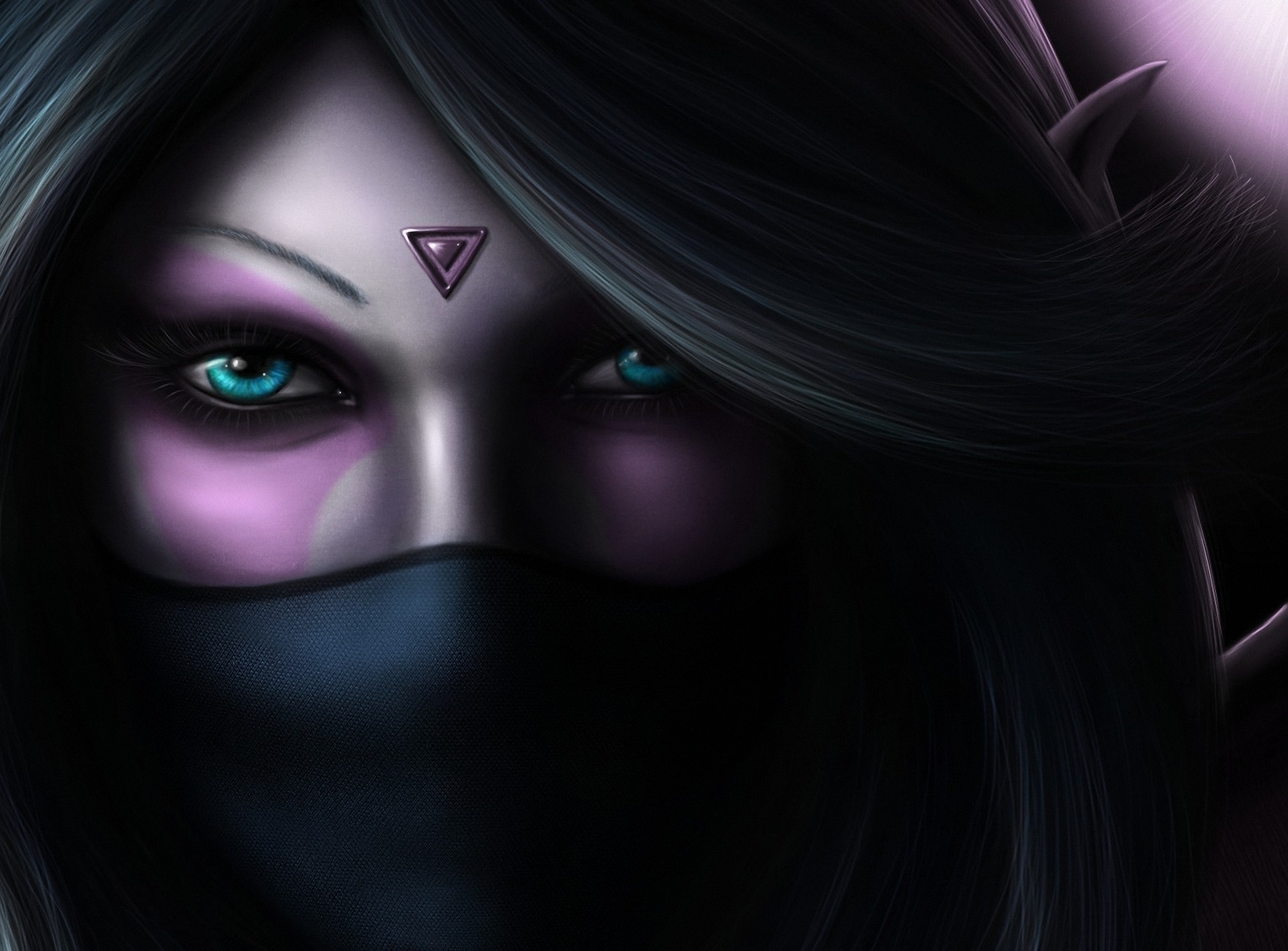 kunst mädchen symbol stirnband dota 2 lanaya elf