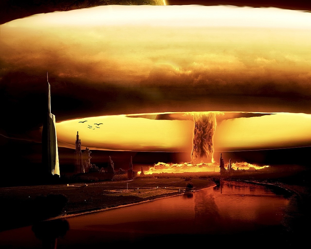 nukleare explosion