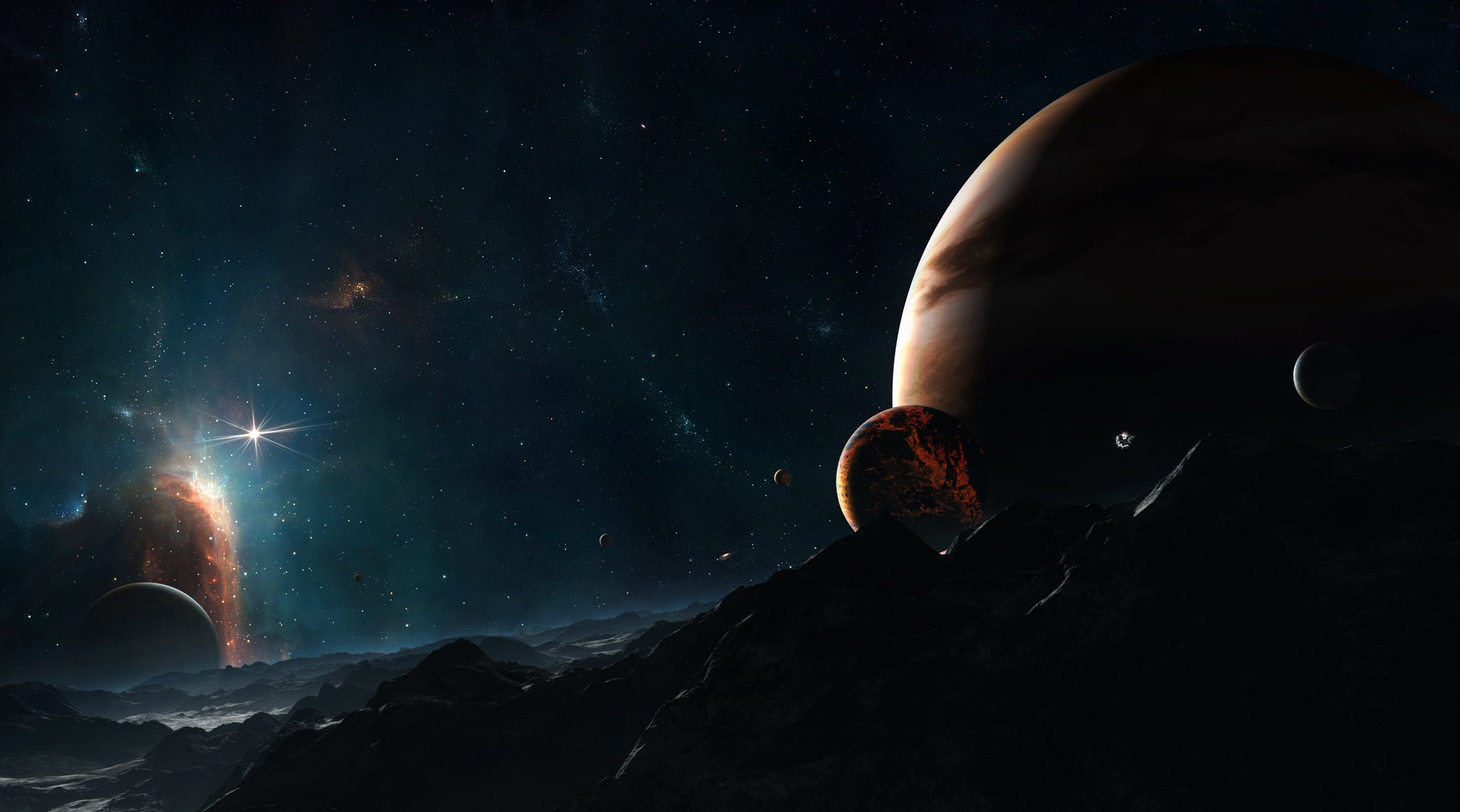 sternensystem andere welten planeten monde sterne