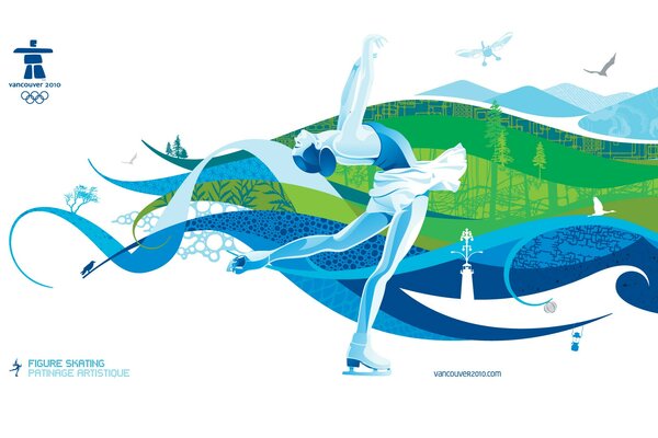 Bild des Eiskunstlaufs bei den Olympischen Spielen 2001 in Vancouver