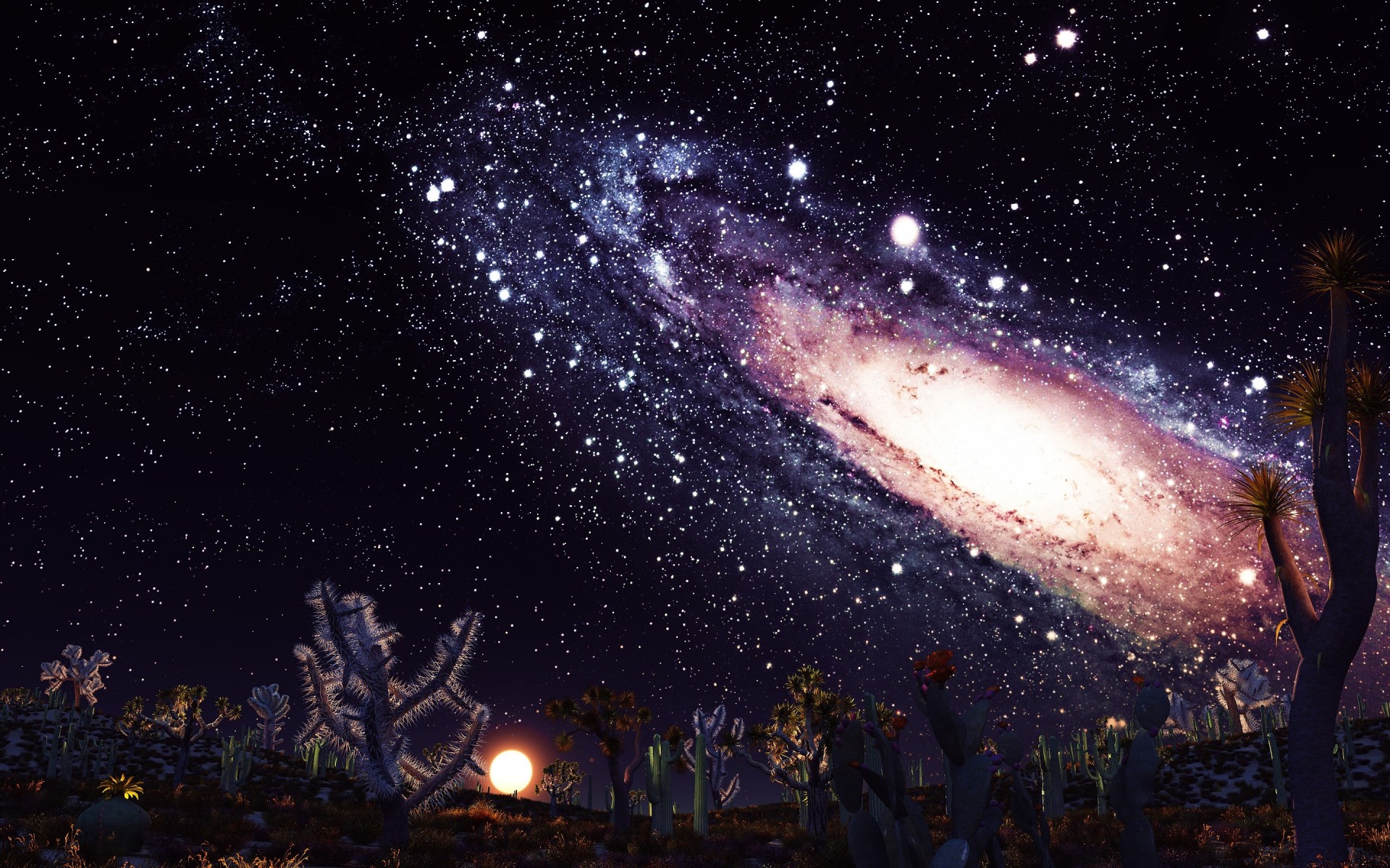 universum himmel licht blumen sonnensystem pflanzen planet