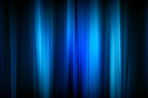 Blaue Linien leuchten