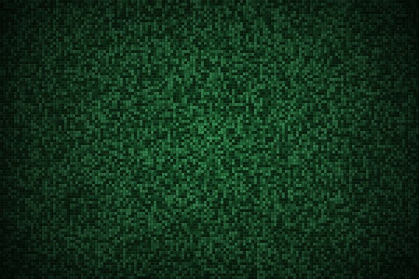 Ein Mosaik im Grün