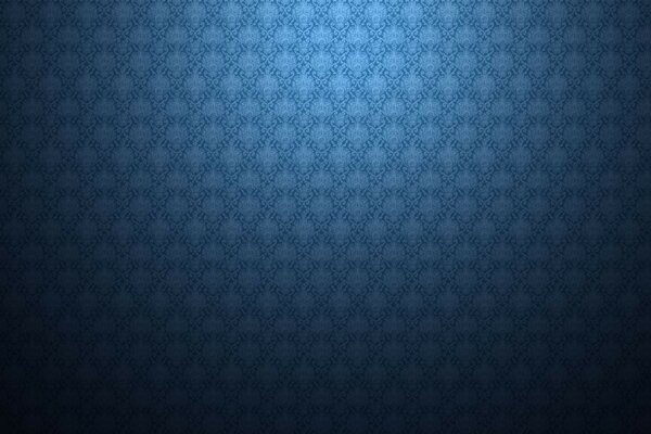 Muster auf blauem Hintergrund