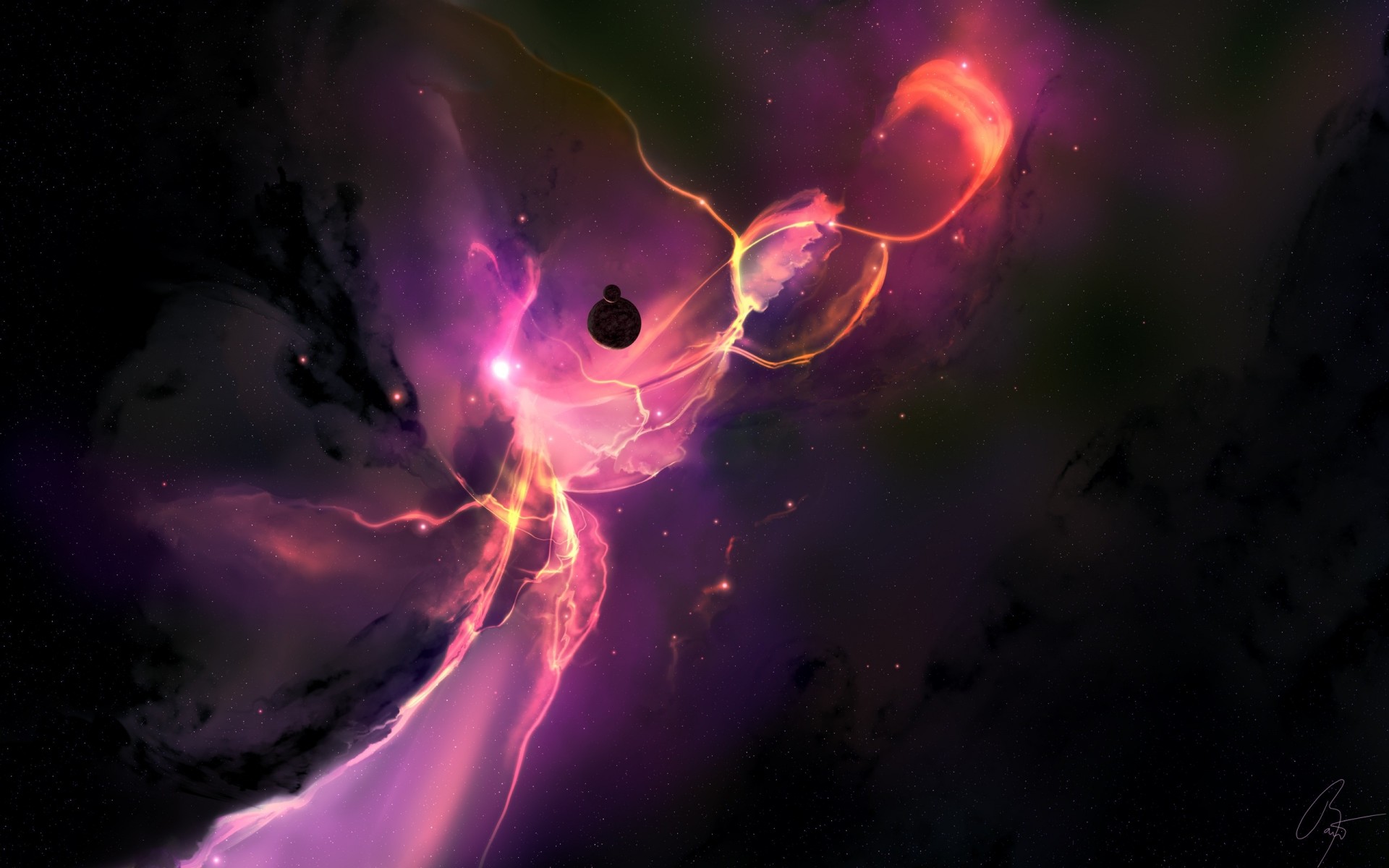 planet ngc 2237 licht
