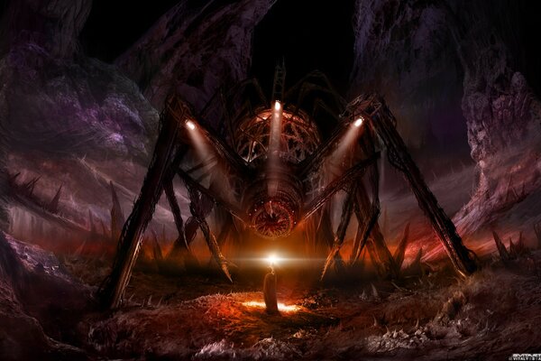 Roboter Monster Figur Fantasie