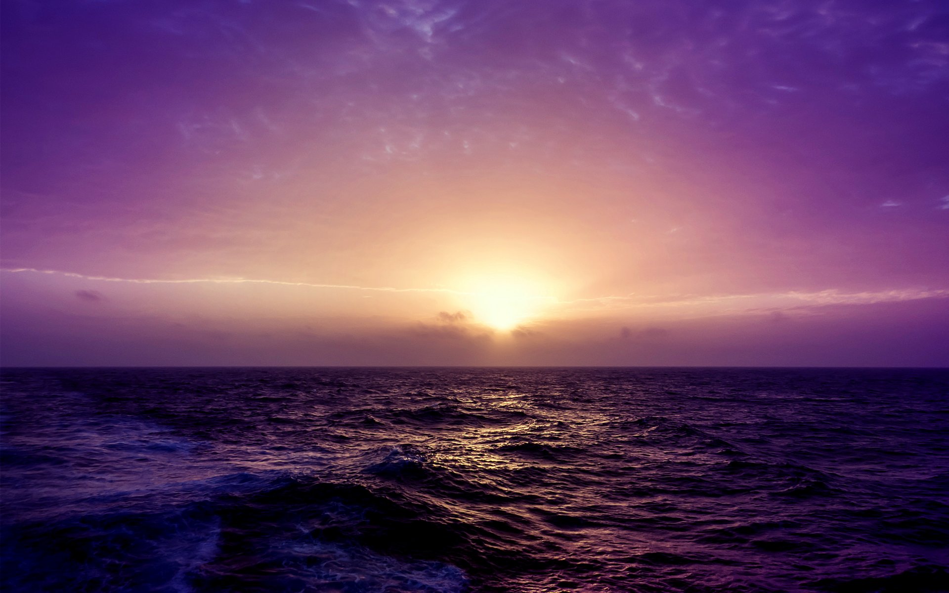 meer sonnenuntergang himmel wellen sonne