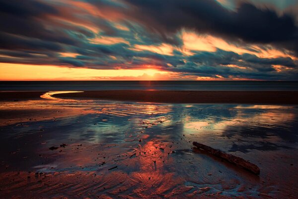 Sonnenuntergang am Meer
