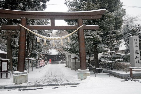 In Japan ist Schnee gefallen.