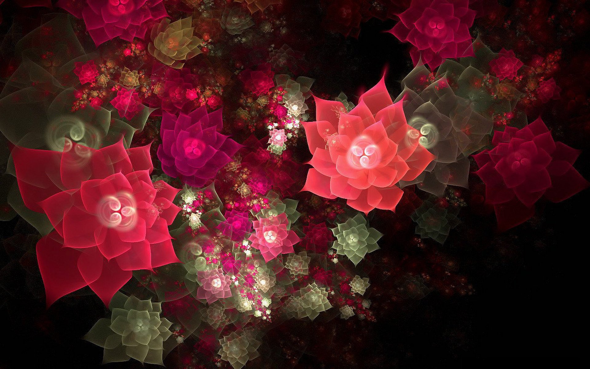 collage blumen tapete licht halbschatten