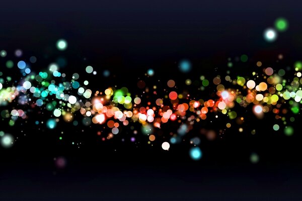 Bunte Lichter Bokeh Abstraktion