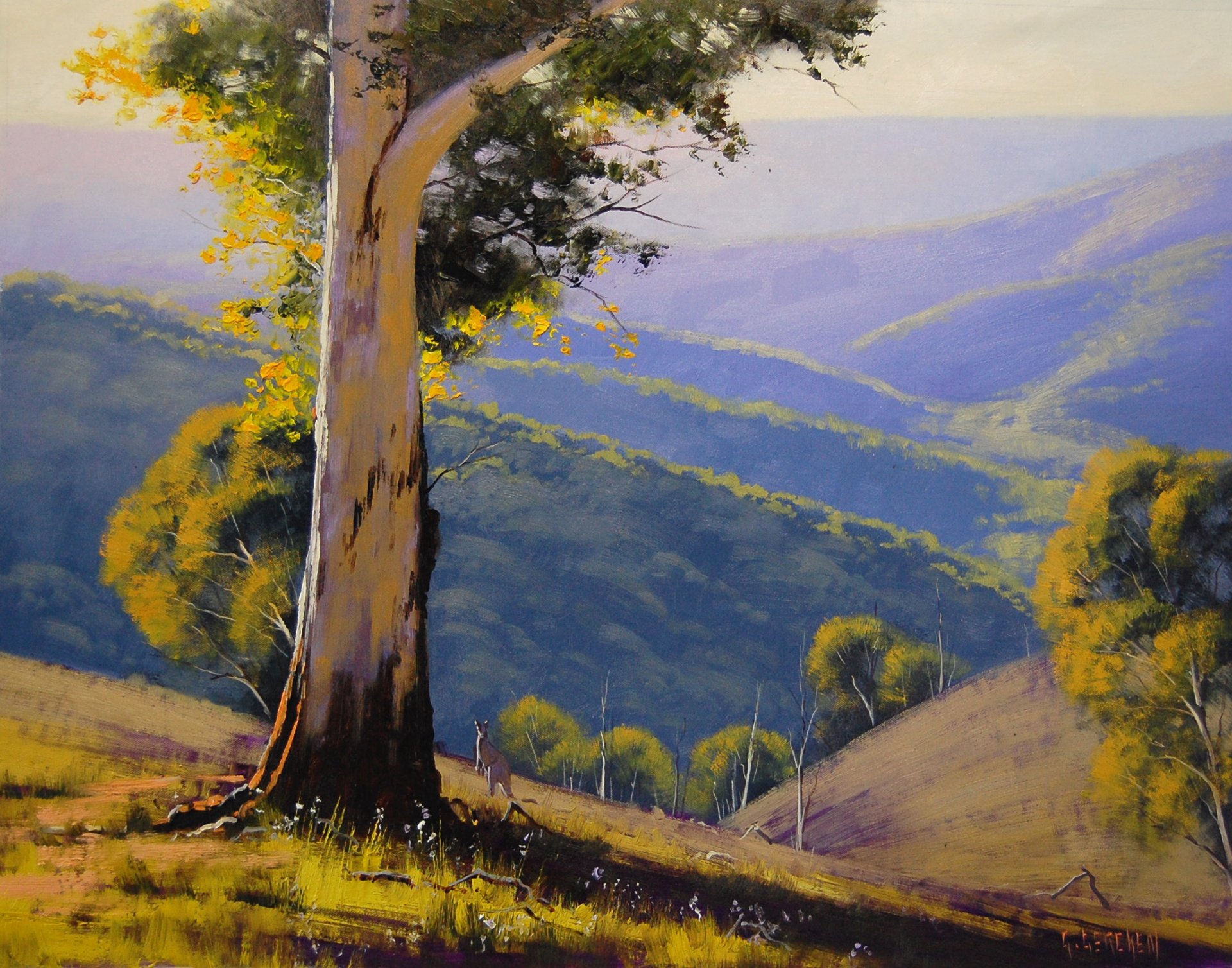 kunst zeichnung artsaus sommer hügel