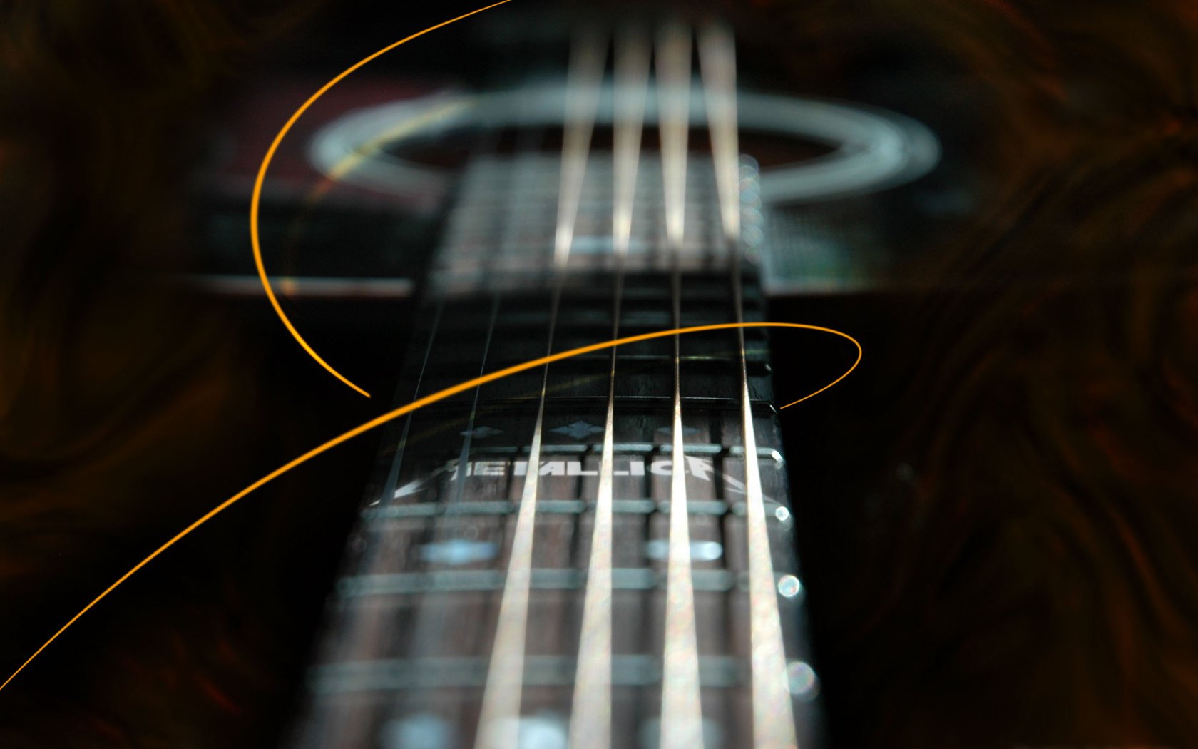 gitarre griffbrett metallica