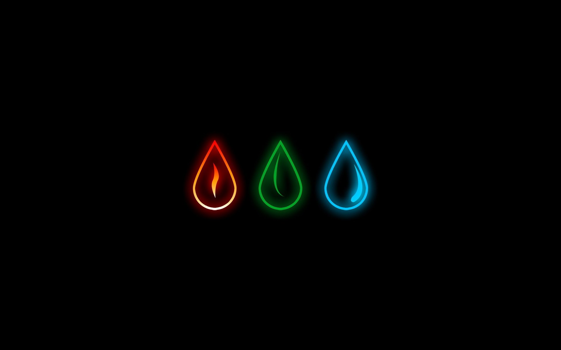 tropfen symbole schwarz farbe feuer erde wasser