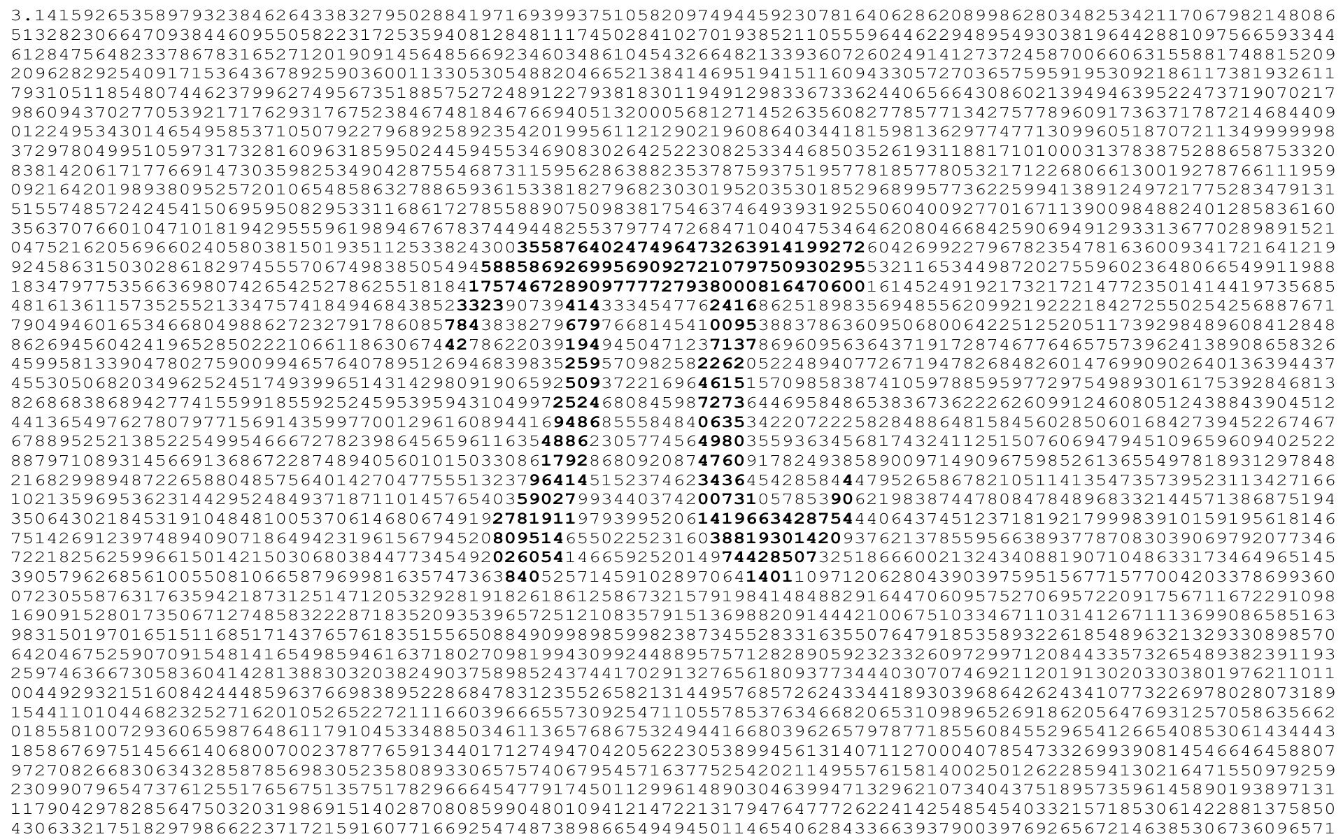 zahl 3.14 pi pi-nummer