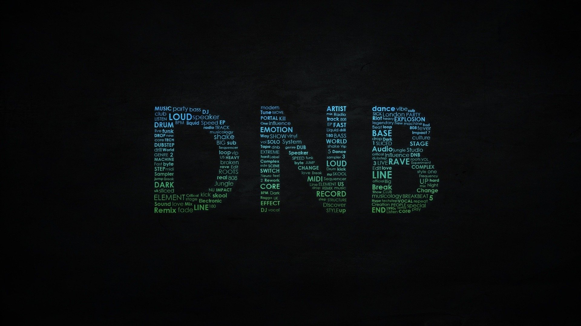 dnb wörter stil musik