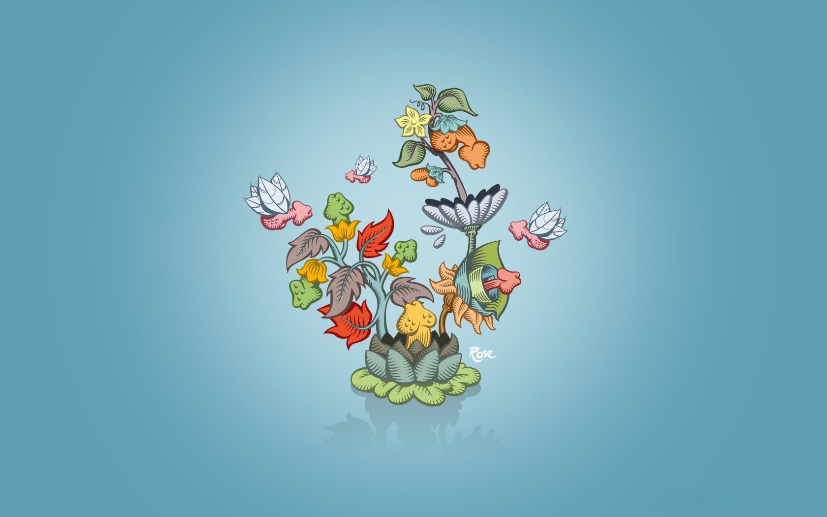 minimalismus besonders blume
