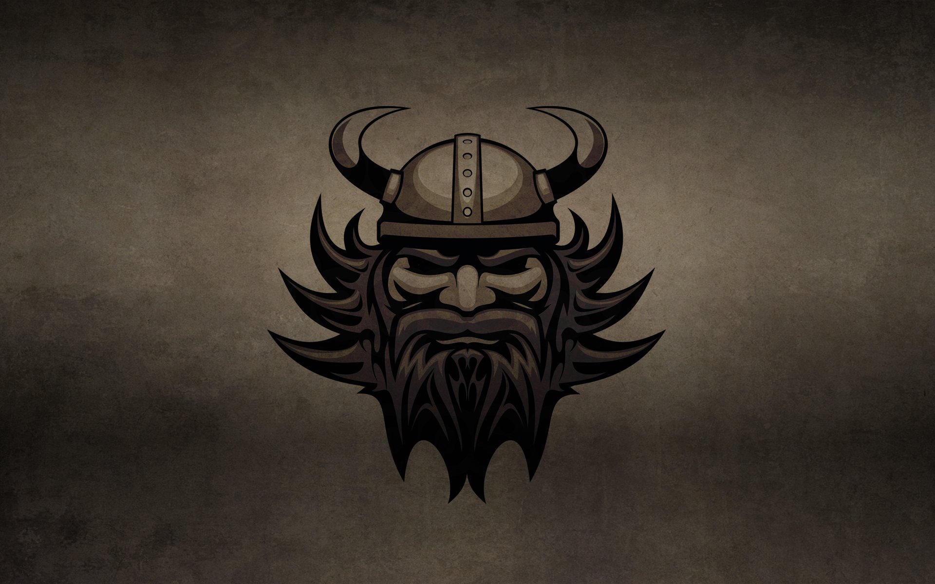viking wikinger dunkler hintergrund helm hörner kopf bart galle