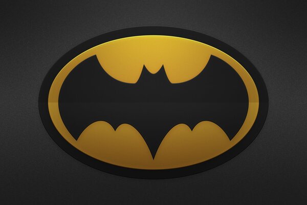 Batman-Emblem auf dem Desktop