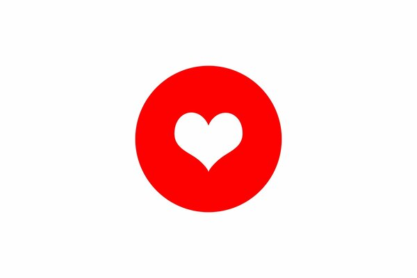 Herz im Kreis zum Valentinstag